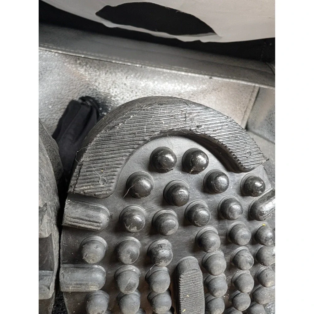 Kamik Canada Mens Black Winter Snow Boots Waterproof Rubber Nylon Size 7